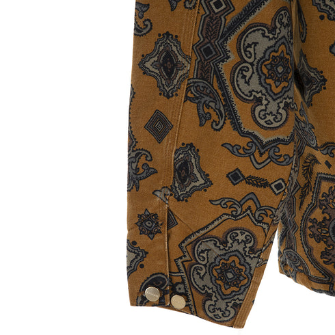 Carhartt WIP Michigan Coat Hamilton Brown Multi Verse/Black I031197 Degli Uberti